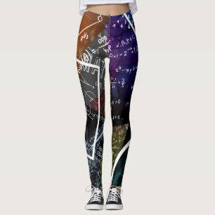 Algebra Flow: Wiskunde Art Leggings