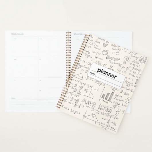 Algebra Geometry Formula Planner (Display)