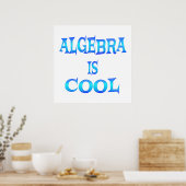 Algebra is cool - vanaf $ 11,80 poster (Keuken)