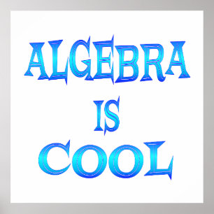 Algebra is cool - vanaf $ 11,80 poster