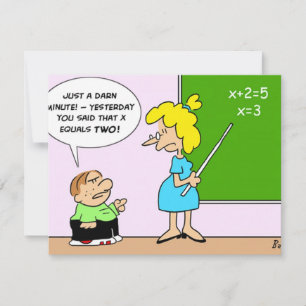 algebra kind leraar gisteren x staat gelijk aan tw