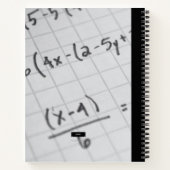 ALGEBRA NOTEERT NOTITIEBOEK (Achterkant)