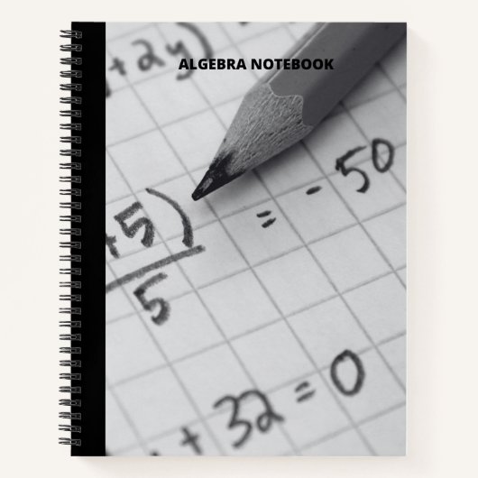 ALGEBRA NOTEERT NOTITIEBOEK (Voorkant)