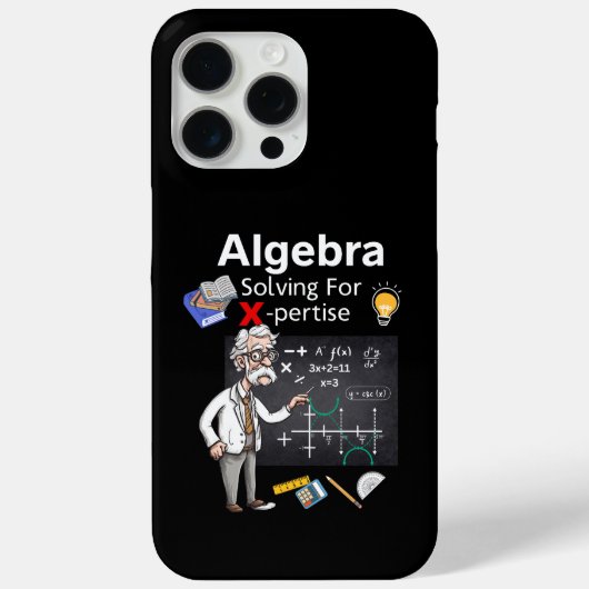 Algebra-oplossing voor X-expertise Case-Mate iPhone Case (Achterkant)