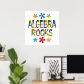 ALGEBRA ROCKS - Vanaf $ 11,80 Poster (Thuiskantoor)