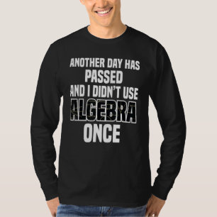 Algebra School Student Wiskunde T-shirt