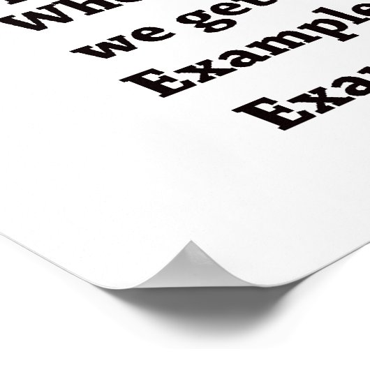 Algebra signe Poster (Coin)