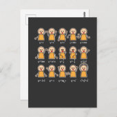 Algebra Teacher Wiskunde Student Equh Grafiek Briefkaart (Voorkant / Achterkant)