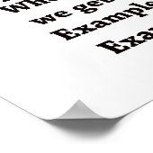 Algebra tekent Poster (Hoek)