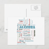 Algebra Vocabulary Briefkaart (Voorkant / Achterkant)