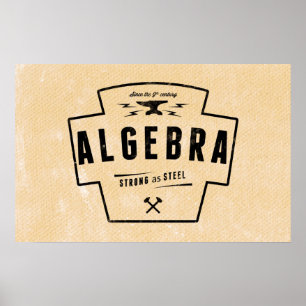 Algebra - Wiskunde Posters