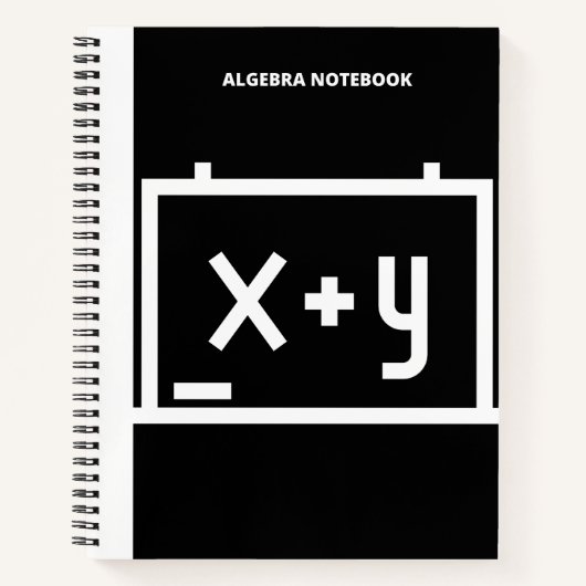 ALGEBRA X + Y NOTITIEBOEK (Voorkant)