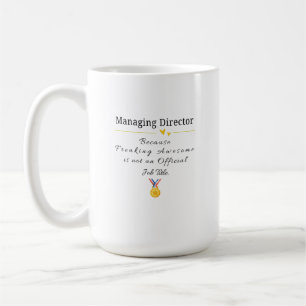 Algemeen directeur koffiemok