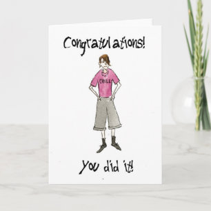 Algemeen Gefeliciteerd Kaart voor Teenage Lad