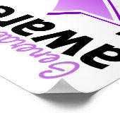 Algemeen kankerbewustzijn 5 poster (Hoek)