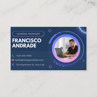 Algemeen manager | Professionele Visitekaart Visitekaartje