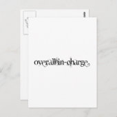 Algemeen oplaadbaar briefkaart (Voorkant / Achterkant)