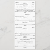 Algemeen programma (Achterkant)