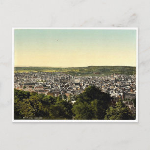Algemeen uitzicht, Aken, Rijn, Duitsland, klassiek Briefkaart
