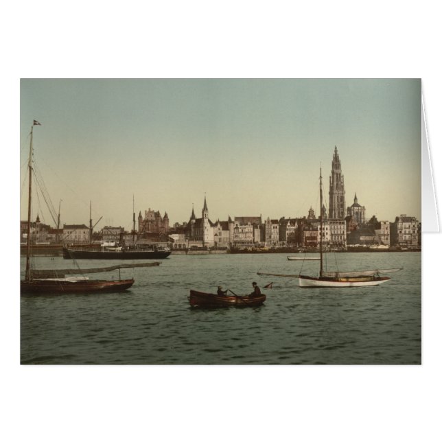 Algemeen Uitzicht Antwerpen II, België (Voorkant Horizontaal)