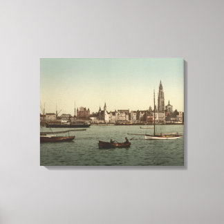 Algemeen Uitzicht Antwerpen II, België Canvas Afdruk