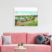 Algemeen Uitzicht van Baxter Blvd, Route # 1 Canvas Afdruk (Insitu (Woonkamer))