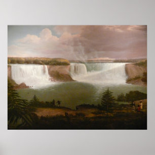 Algemeen Uitzicht van de Herfsten van Niagara door Poster