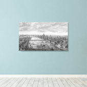 Algemeen Uitzicht van de Londense City Canvas Afdruk (Insitu (Houten vloer))
