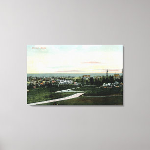 Algemeen Uitzicht van de stad Canvas Afdruk
