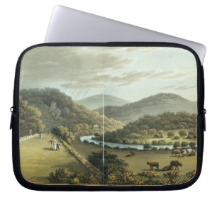 Algemeen Uitzicht van de zuidelijke en oostelijke  Laptop Sleeve