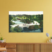 Algemeen Uitzicht van het Franklin Park Canvas Afdruk (Insitu (Woonkamer))