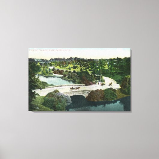 Algemeen Uitzicht van het Franklin Park Canvas Afdruk (Voorkant)