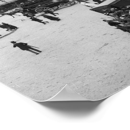 Algemeen uitzicht van het Opera House van Parijs Poster (Hoek)