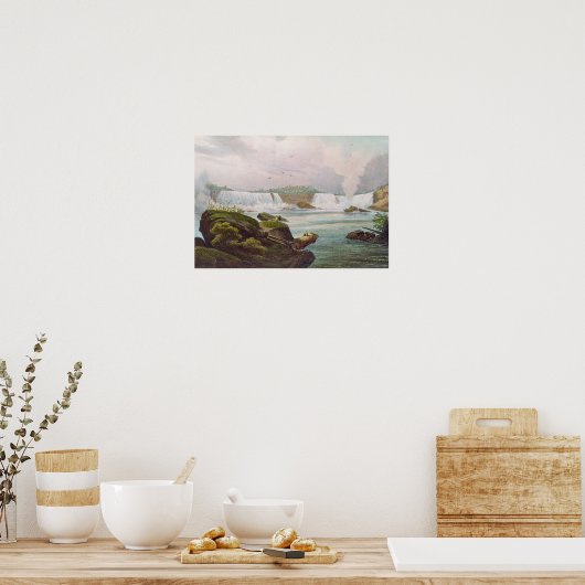 Algemeen Uitzicht van Niagara-Herfsten van Canadia Poster (Keuken)