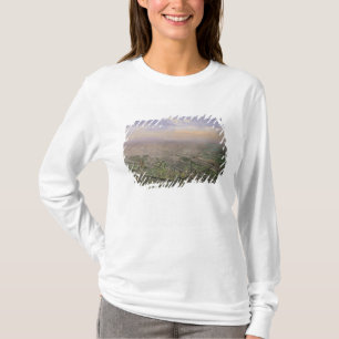 Algemeen uitzicht van Parijs van een luchtballon T-shirt