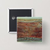 Algemeen Uitzicht van Philadelphia, 1875 Vierkante Button 5,1 Cm (Voorkant /achterkant)