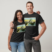 Algemeen Uitzicht van Soo Locks van onder, Soo, MI T-shirt (Unisex)