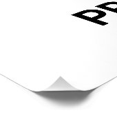 Algemeen verbod, verbodsteken perfect poster (Hoek)