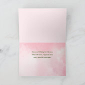 Algemeen Verjaardagswensen Roze Hydrangea Waterver Kaart (Binnen)