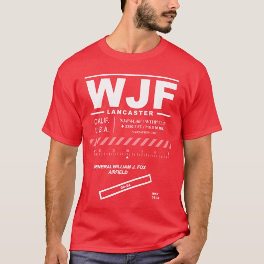 Algemeen William J. Fox Airfield WJF T-shirt (Voorkant)