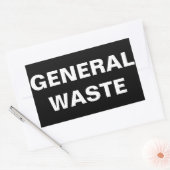 Algemene afval sticker (Envelop)