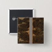 Algemene atlas vierkante button 5,1 cm (Voorkant /achterkant)