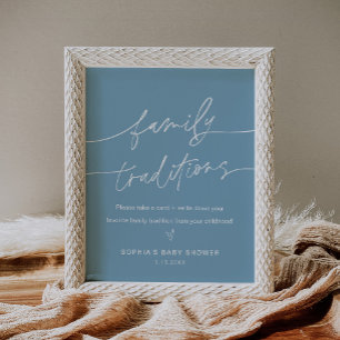 ALGEMENE Baby shower traditionele familieproducten Poster
