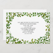 Algemene botanische feestelijke uitnodiging (Voorkant / Achterkant)