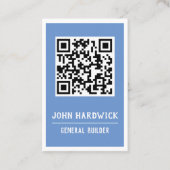 Algemene Bouwer met Visitekaartje QR-code (Voorkant)