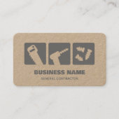 Algemene contractant visitekaartje (Voorkant)