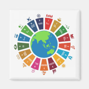 Algemene doelstellingen VN SDG 2030 Magneet