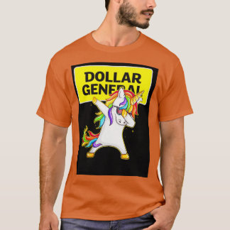 Algemene dollar Unicorn Dabbing T-shirt