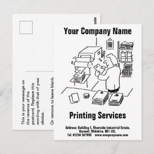 Algemene Drukwerkdiensten Ansichtkaart Briefkaart