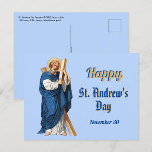 Algemene gelukwenskaart voor St. Andreasdag Briefkaart